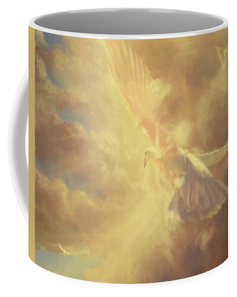 Holy Coffee Mug featuring the painting Breath of Life by Graham Braddock