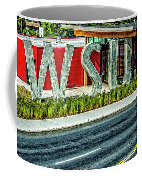 Brelsford Wsu Visitor Center Coffee Mug featuring the photograph Brelsford WSU Visitor Center by Ed Broberg