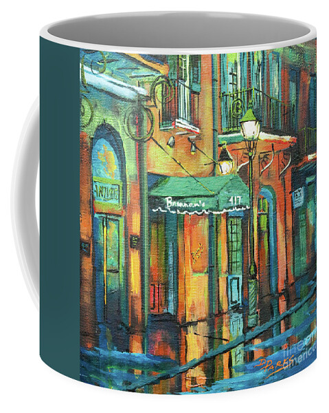 New Orelans Restaurant Coffee Mug featuring the painting Brennan's by Dianne Parks