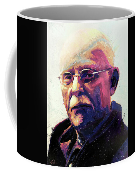 Portrait Coffee Mug featuring the painting Brian by Steve Gamba