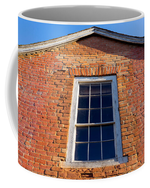 Brick House Coffee Mug featuring the photograph Brick House Window by Derek Dean