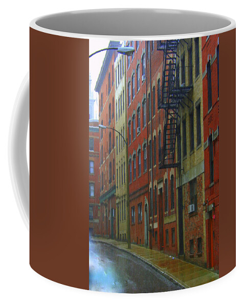 Cityscape Coffee Mug featuring the photograph Bricks by Julie Lueders 