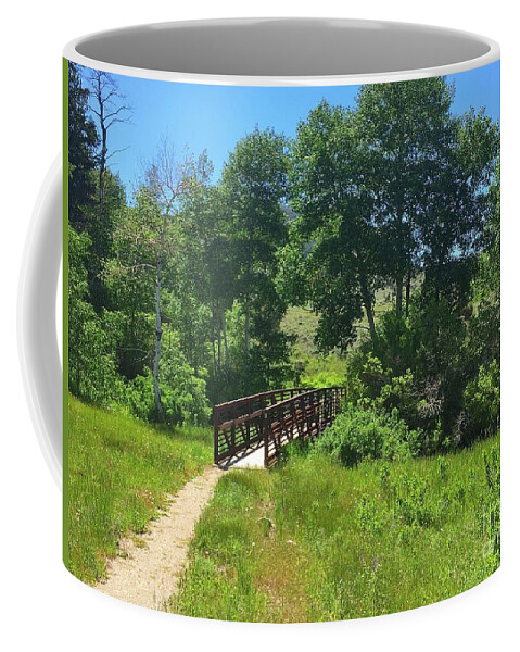 Nevada Coffee Mug featuring the photograph Bridge in Great Basin National Park by Jeff Hubbard