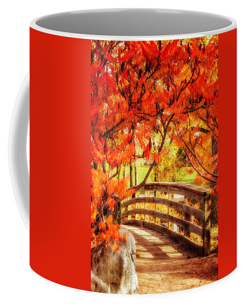 Colorado Coffee Mug featuring the photograph Bridge of Fall by Kristal Kraft