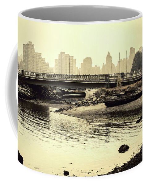 Vancouver Coffee Mug featuring the photograph Bridge Over Calm by Monte Arnold