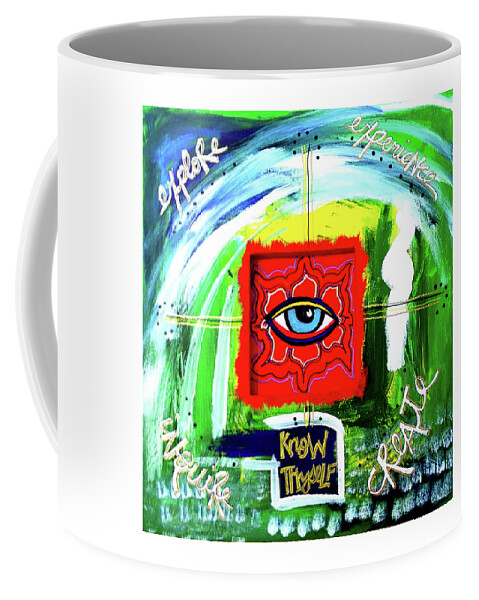 Gallery Coffee Mug featuring the painting Bridge Over Wise by Dar Freeland