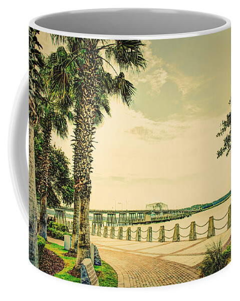 Water Coffee Mug featuring the photograph Bridge to Ladys Island by Ches Black