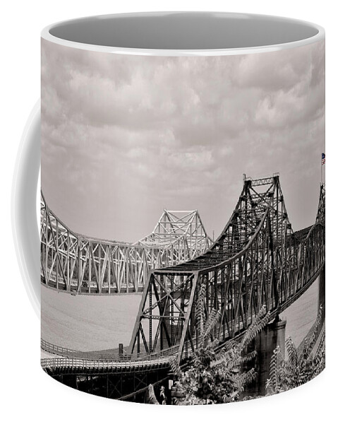 Vicksburg Mississippi Usa Coffee Mug featuring the photograph Bridges at Vicksburg Mississippi by Don Spenner