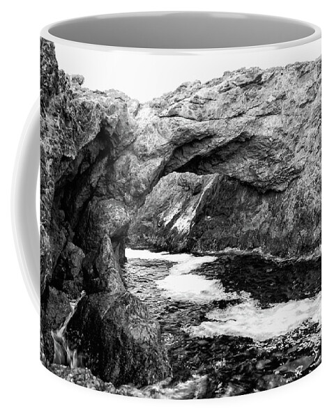 Ocean Coffee Mug featuring the photograph Bridging The Turbulence by Donna Blackhall