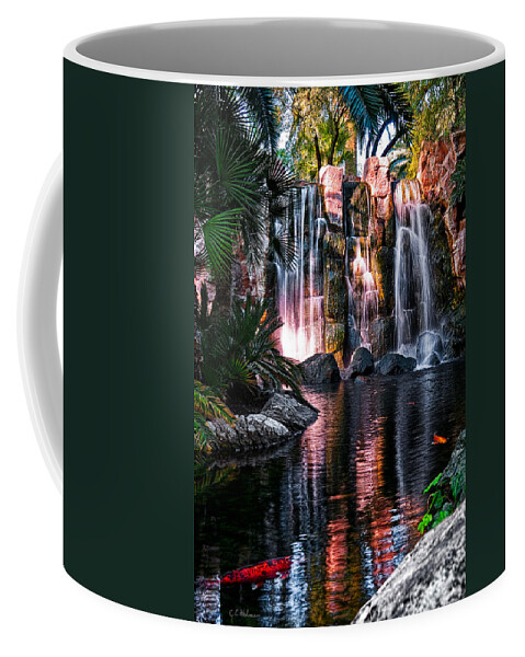 Water Coffee Mug featuring the photograph Bright Waterfalls by Christopher Holmes