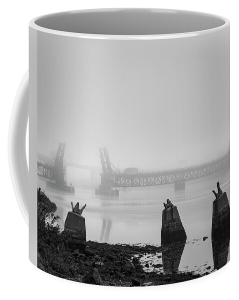 Taunton Coffee Mug featuring the photograph Brightman St Bridge I BW by David Gordon
