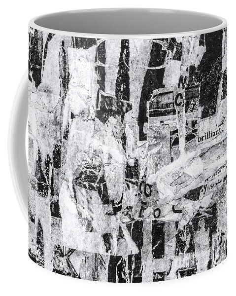 Collage Coffee Mug featuring the mixed media Brilliant by Roseanne Jones