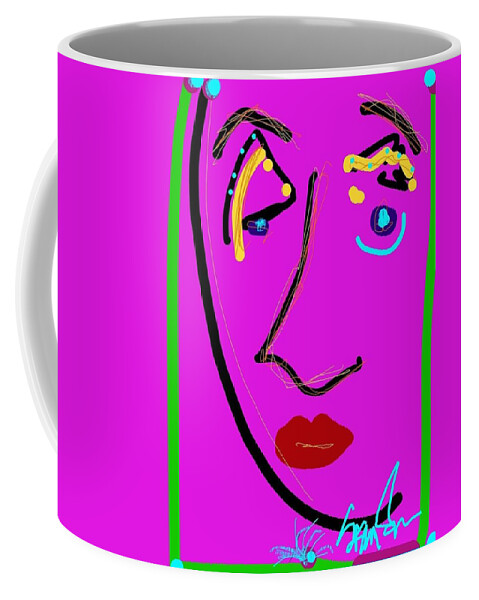  Coffee Mug featuring the digital art Broken Hearted by Susan Fielder