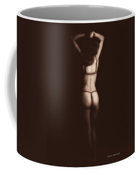 Woman Coffee Mug featuring the photograph Bronze Goddess by Donna Blackhall