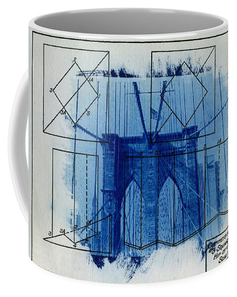 Brooklyn Bridge Coffee Mug featuring the photograph Brooklyn Bridge by Jane Linders
