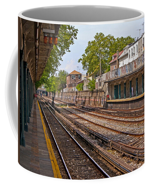 Subway Coffee Mug featuring the photograph Brooklyn Subway by Frank Winters