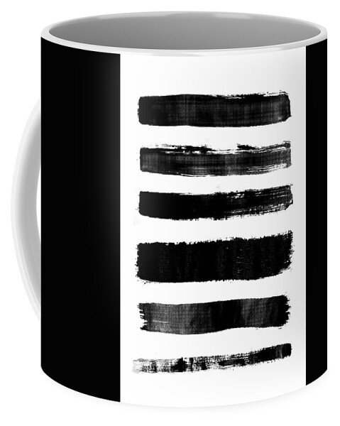 Abstract Coffee Mug featuring the digital art Brushstrokes by Rafael Farias