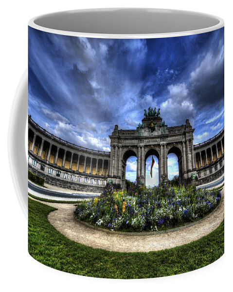 Brussels Coffee Mug featuring the photograph Brussels Parc du Cinquantenaire by Shawn Everhart