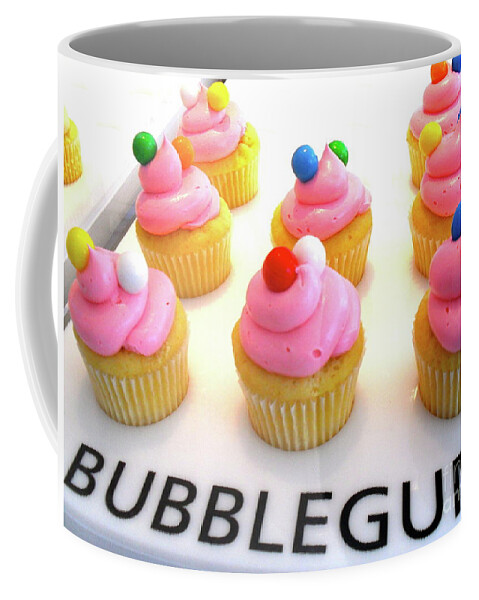 Bubblegum Coffee Mug featuring the photograph Bubblegum Cupcakes by Beth Saffer