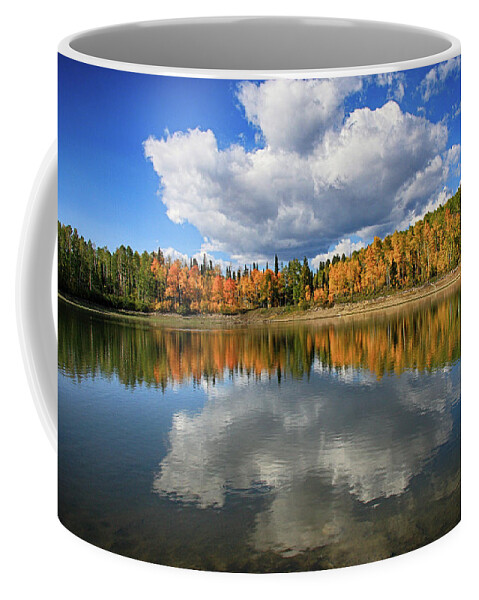 Montrose Coffee Mug featuring the photograph Buckhorn Reflections by Marta Alfred