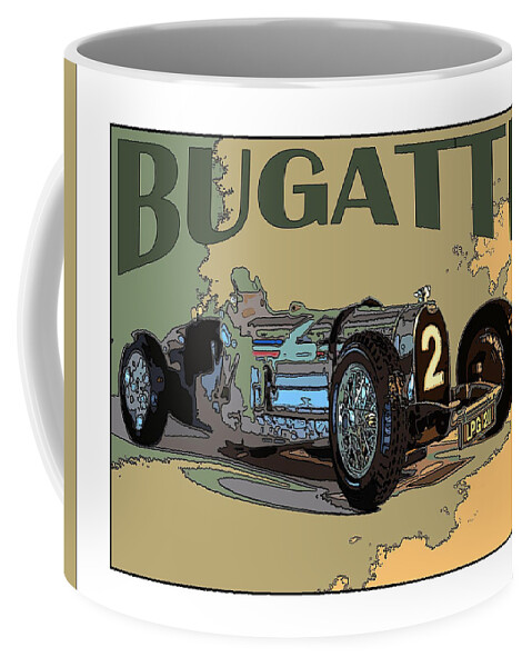 Bugatti Coffee Mug featuring the photograph Bugatti #2 by James Rentz