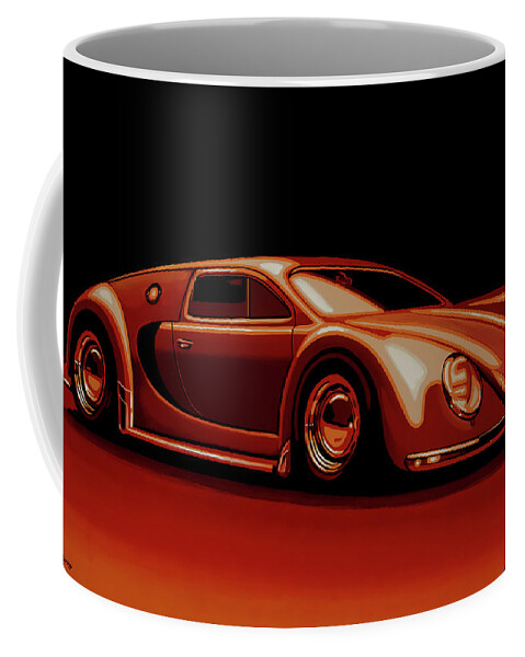 Bugatti Veyron 'Beetgatti' 1945 Painting Coffee Mug by Paul Meijering -  Pixels