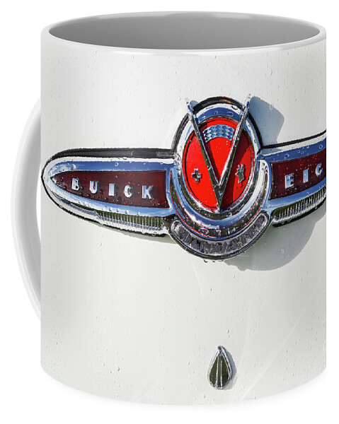 1953 Coffee Mug featuring the photograph Buick V Eight by Dennis Hedberg