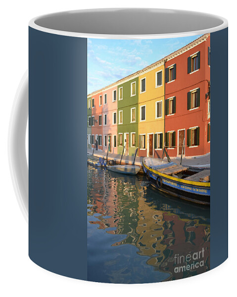 Burano Coffee Mug featuring the photograph Burano Italy 1 by Rebecca Margraf