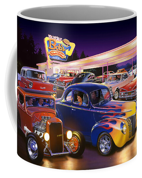 America Coffee Mug featuring the photograph Burger Bobs by MGL Meiklejohn Graphics Licensing