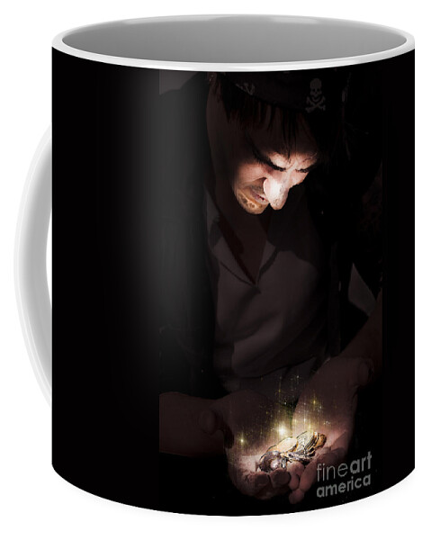 Treasure Coffee Mug featuring the digital art Buried Treasure by Jorgo Photography