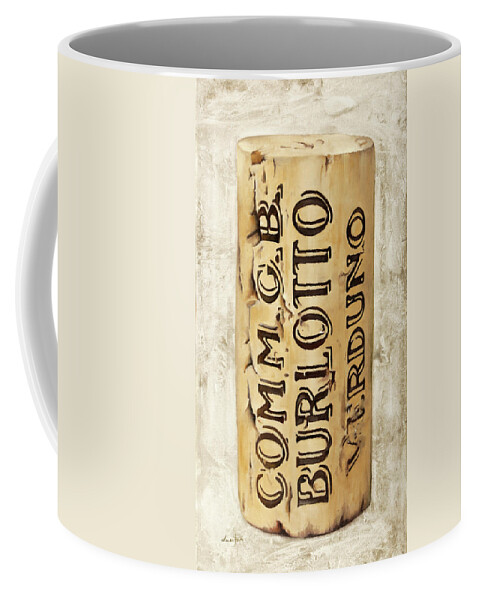 Cork Coffee Mug featuring the painting Burlotto by Guido Borelli