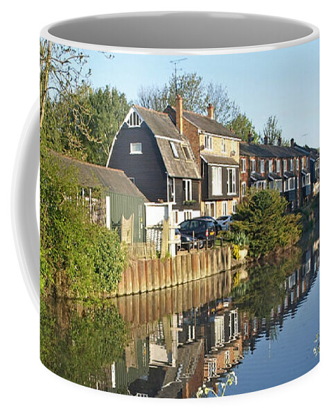 River Coffee Mug featuring the photograph Burtons Mill by Gill Billington