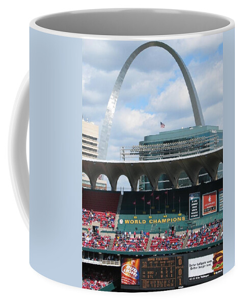 Old Busch Stadium Coffee Mug featuring the photograph Busch by Dylan Punke
