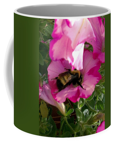 Honey Bee Coffee Mug featuring the photograph Busy Bumble Bee by Sharon Duguay