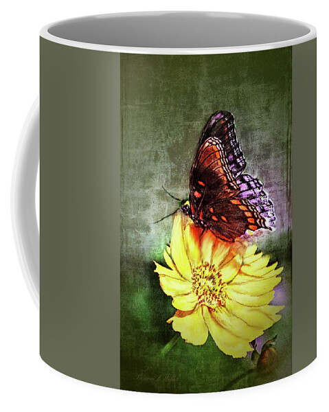 Butterfly Coffee Mug featuring the digital art Butterfly by Bonnie Willis