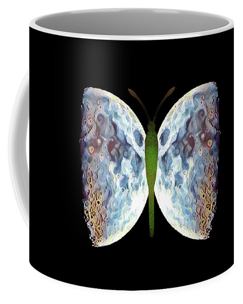 Butterfly Coffee Mug featuring the photograph Fly me to the Moon by Jackson Pearson