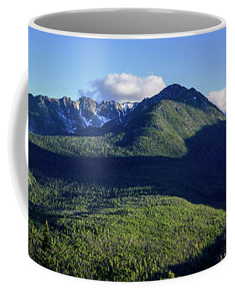 Panoramic Coffee Mug featuring the photograph Buttermilk Butte by Tim Dussault