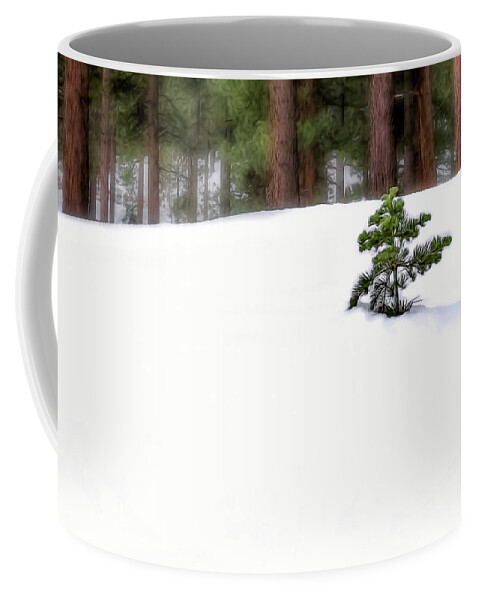 Background Coffee Mug featuring the photograph By Itself by Maria Coulson