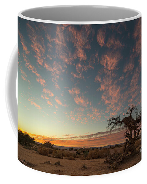 Sunset Coffee Mug featuring the photograph Bye bye to sunset by Arik Baltinester