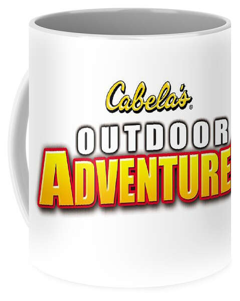 Cabela's Outdoor Adventures Coffee Mug featuring the digital art Cabela's Outdoor Adventures by Super Lovely