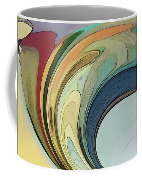 Abstract Coffee Mug featuring the digital art Cadenza by Gina Harrison