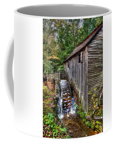 Mill Coffee Mug featuring the photograph Cades Cove Mill by Norman Reid