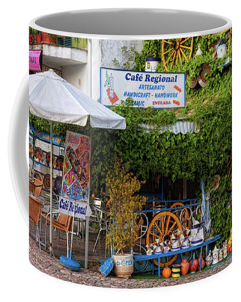 Portugal Coffee Mug featuring the photograph Cafe Regional by Tatiana Travelways
