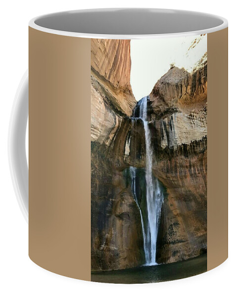 Waterfalls Coffee Mug featuring the photograph Calf Creek Falls by Dawn Cheri'