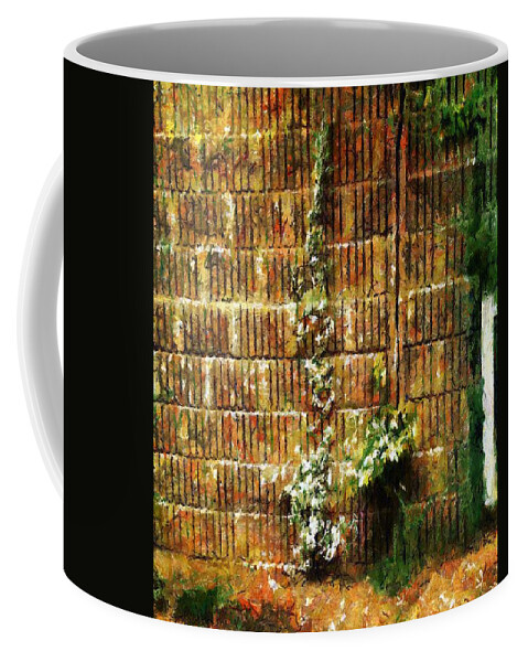 Landscape Coffee Mug featuring the painting Calico Wall by RC DeWinter