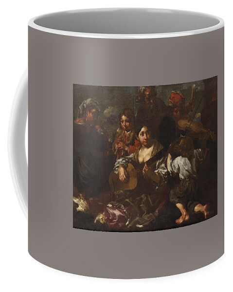 Bernhard Keil Coffee Mug featuring the painting Called Monsu Bernardo by MotionAge Designs