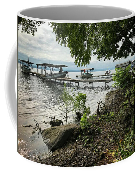Dock Coffee Mug featuring the photograph Calm After the Storm by William Norton