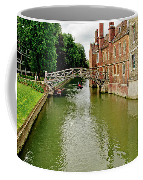 Cambridge Coffee Mug featuring the photograph Cambridge. Mathematical Bridge. by Elena Perelman