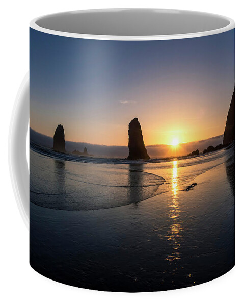 Sunsets Coffee Mug featuring the photograph Cannon Beach Sunset by Steven Clark