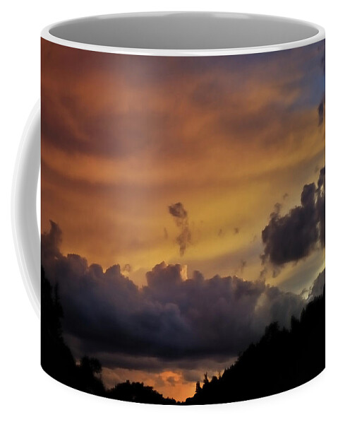 Landscape Coffee Mug featuring the photograph Canyon Sunset by Ron Cline